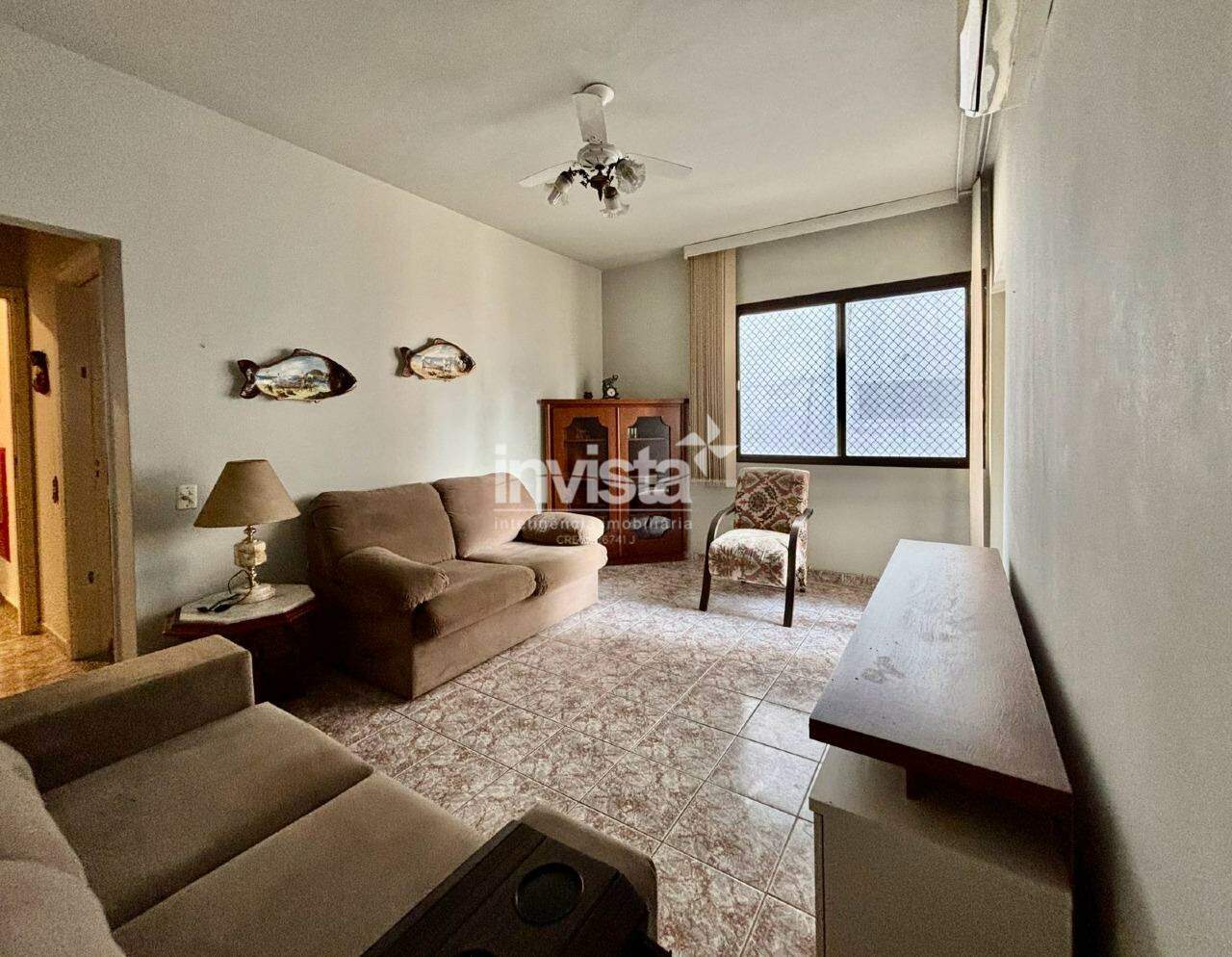 C&oacute;digo: 37696 R$ 495.000,00 Apartamento &agrave; venda em Santos-SP no bairro Gonzaga, com 1 dormit&oacute;rio e 59m&sup2; 59 m&sup2; 1 quarto 1 vaga - Santos