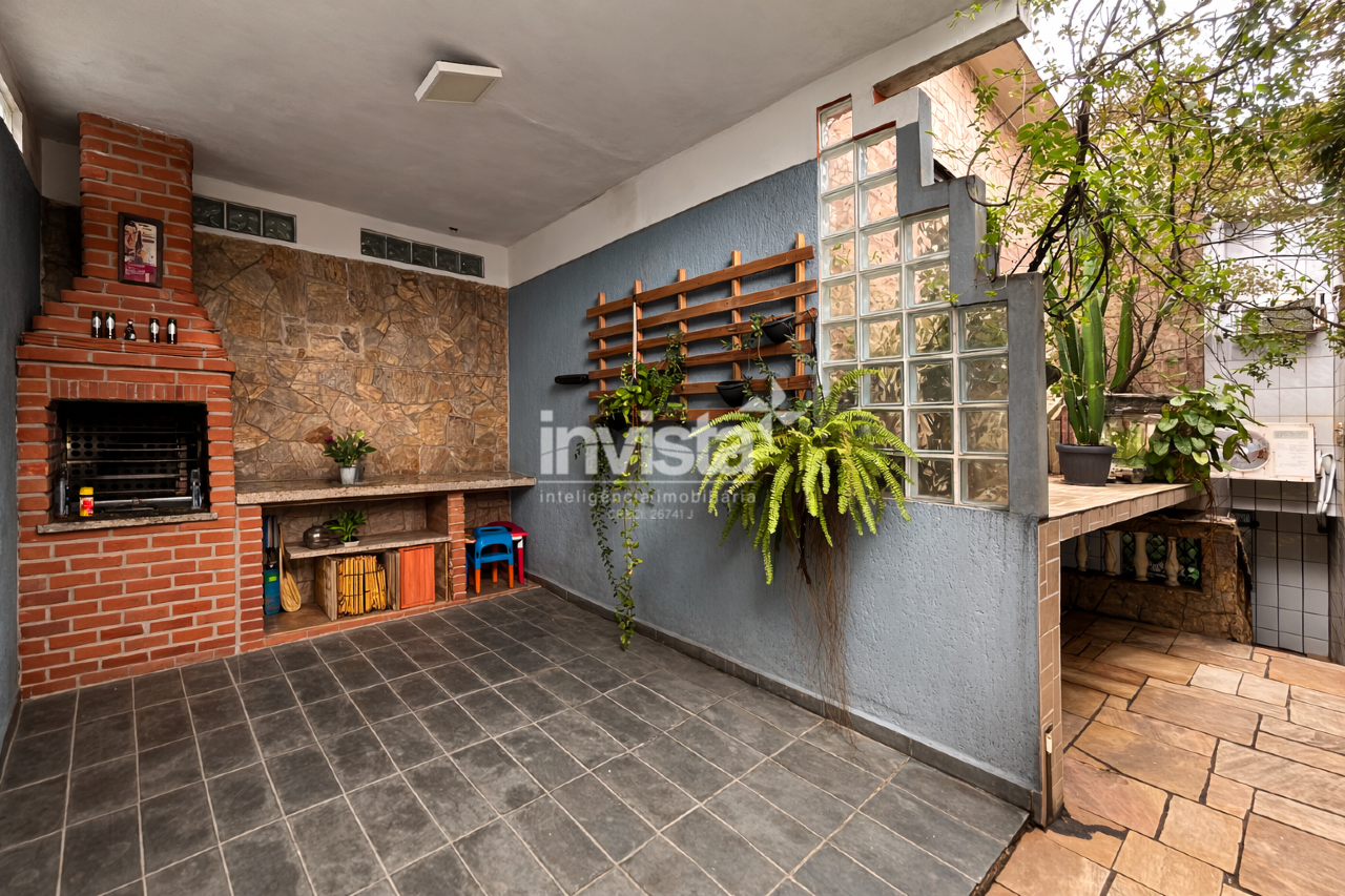 C&oacute;digo: 37715 R$ 550.000,00 Casa &agrave; venda no bairro Vila Mathias 142 m&sup2; 3 quartos 1 vaga - Santos