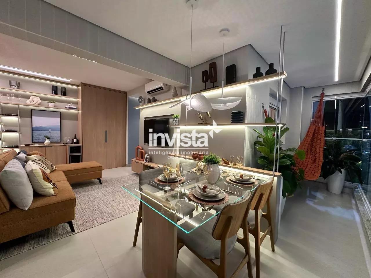 Apartamento 2 suítes no Embaré, Santos – 96 m² com varanda gourmet e vista mar