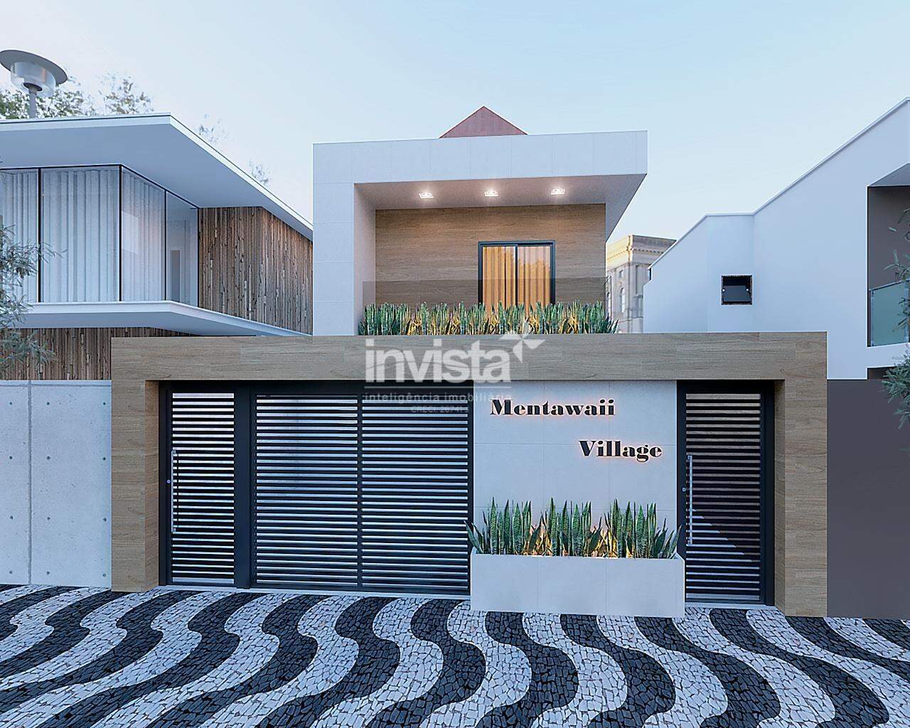 Casa Villagio à Venda em Marapé, Santos – 60,5m² Interna + 30,6m² Externa