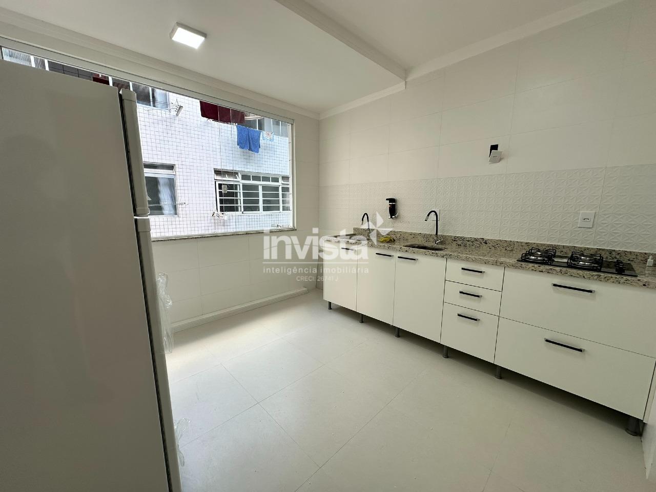 Apartamento para aluguel no bairro Aparecida - Santos