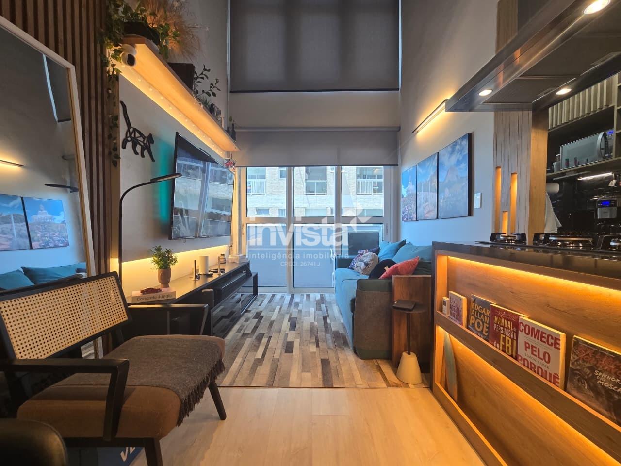 Loft à Venda no Gonzaga – Totalmente Reformado, Porteira fechada em Santos