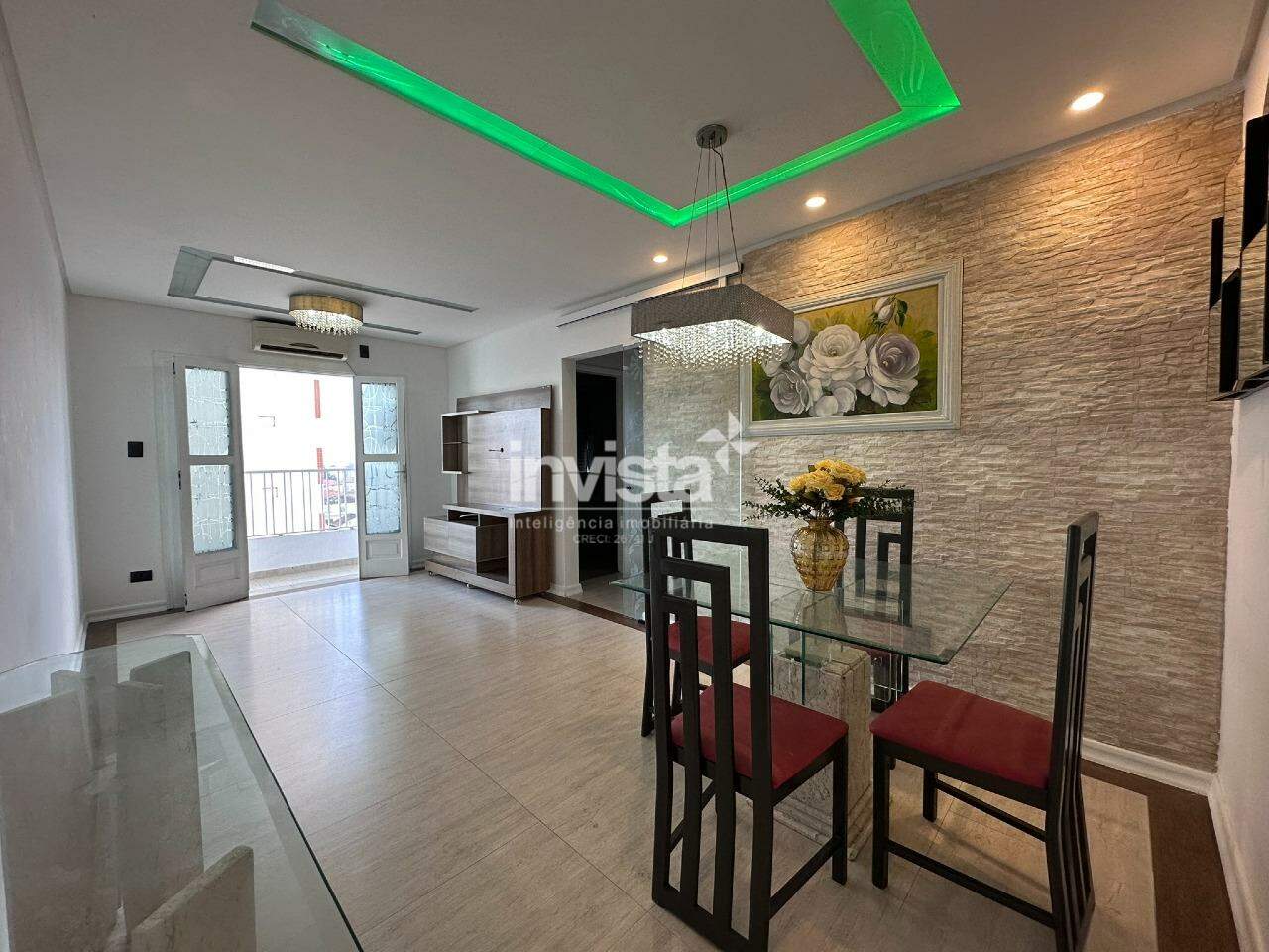 C&oacute;digo: 38023 R$ 4.000,00 Apartamento para alugar em Santos-SP no bairro Embar&eacute;, com 2 dormit&oacute;rios e 80m&sup2; 80 m&sup2; 2 quartos 1 vaga - Santos