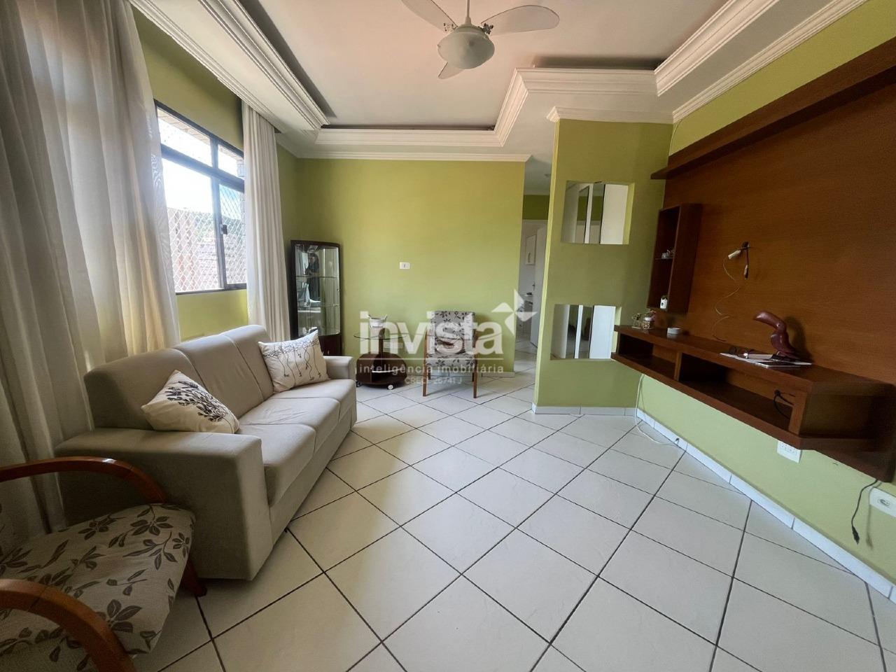 Apartamento 1 Dorm. Mobiliado – 54 m², Campo Grande, Santos | Portaria 24h