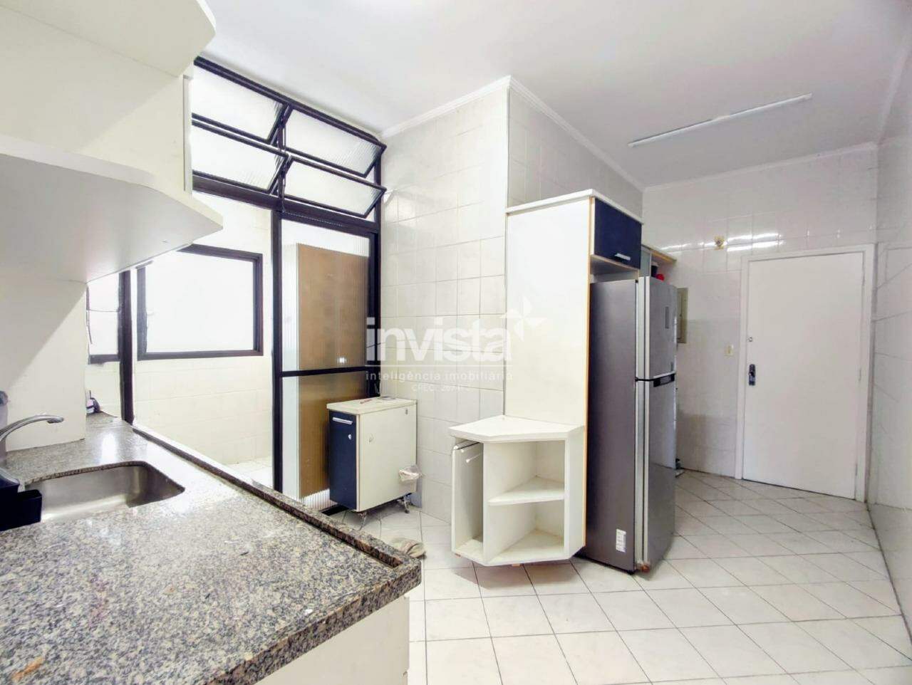 Apartamento para aluguel no Gonzaga, Santos &ndash; 2 dorm. 1 su&iacute;te, 2 varandas com Depend&ecirc;ncia - Santos