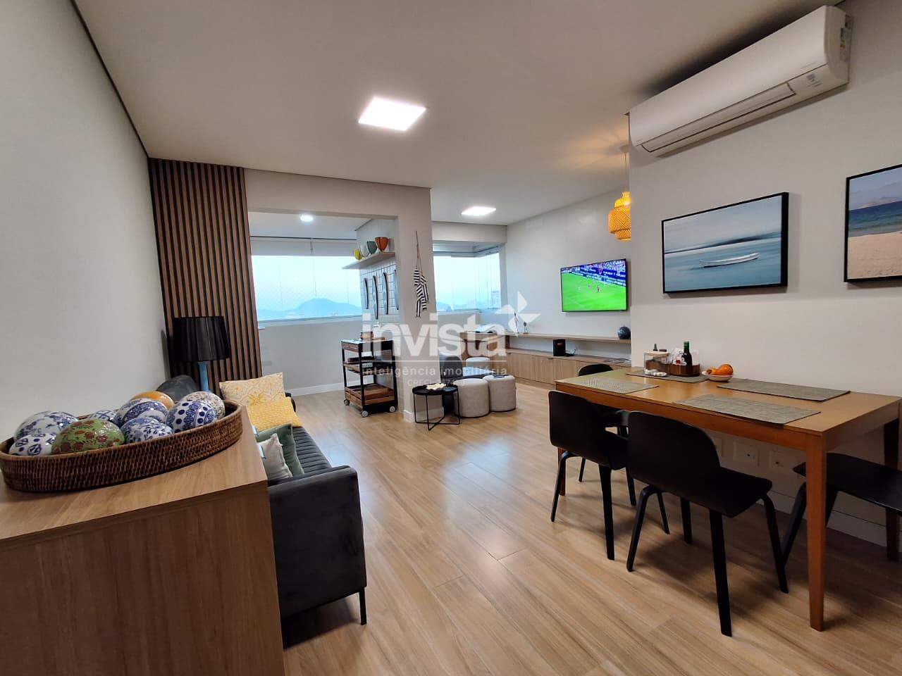 C&oacute;digo: 38071 R$ 1.590.000,00 Apartamento &agrave; venda em Santos-SP no bairro Boqueir&atilde;o, com 2 dormit&oacute;rios e 83m&sup2; 83 m&sup2; 2 quartos 2 vagas - Santos