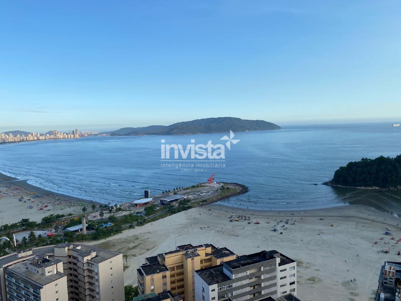 Apartamento 3 Quartos com Vista Mar no José Menino, Santos – Mobiliado, 2 Vagas