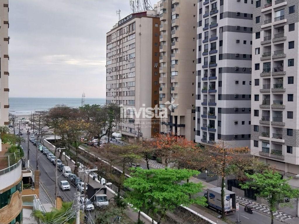 Apartamento 3 Dormitórios Mobiliado com Vista Mar – Gonzaga, Santos