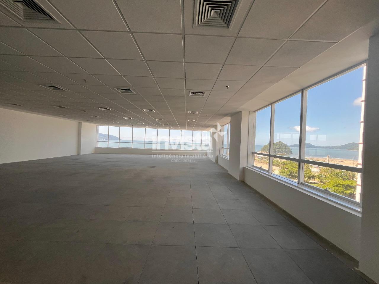 Sala Comercial para Aluguel em Santos (José Menino) – 230 m², 5 vagas, Segurança 24h