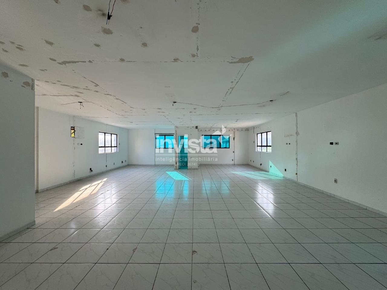 Sala Comercial para Alugar com 170 m² na Avenida Anna Costa em Santos