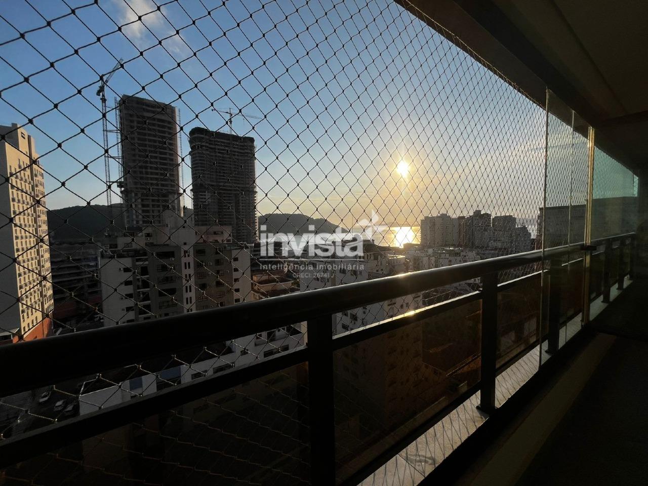 Apartamento de 03 dormitórios, vista mar para locação na Ponta da Praia
