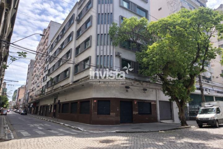 Prédio Comercial/Industrial para Aluguel – Santos Centro, 4 Andares