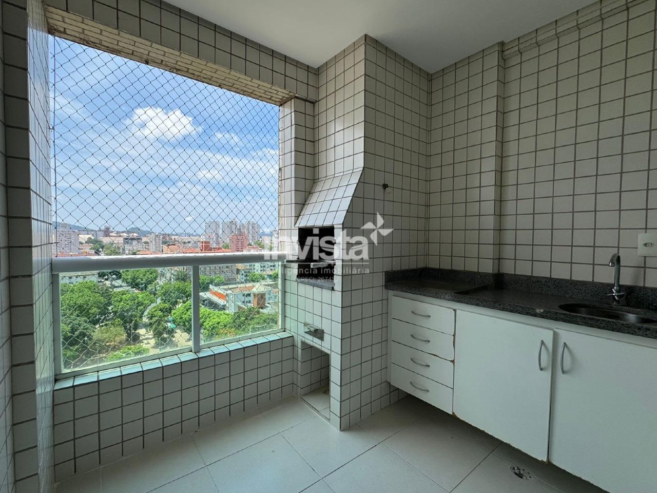 Apartamento de 100 m² para aluguel em Santos (Aparecida) – Residencial