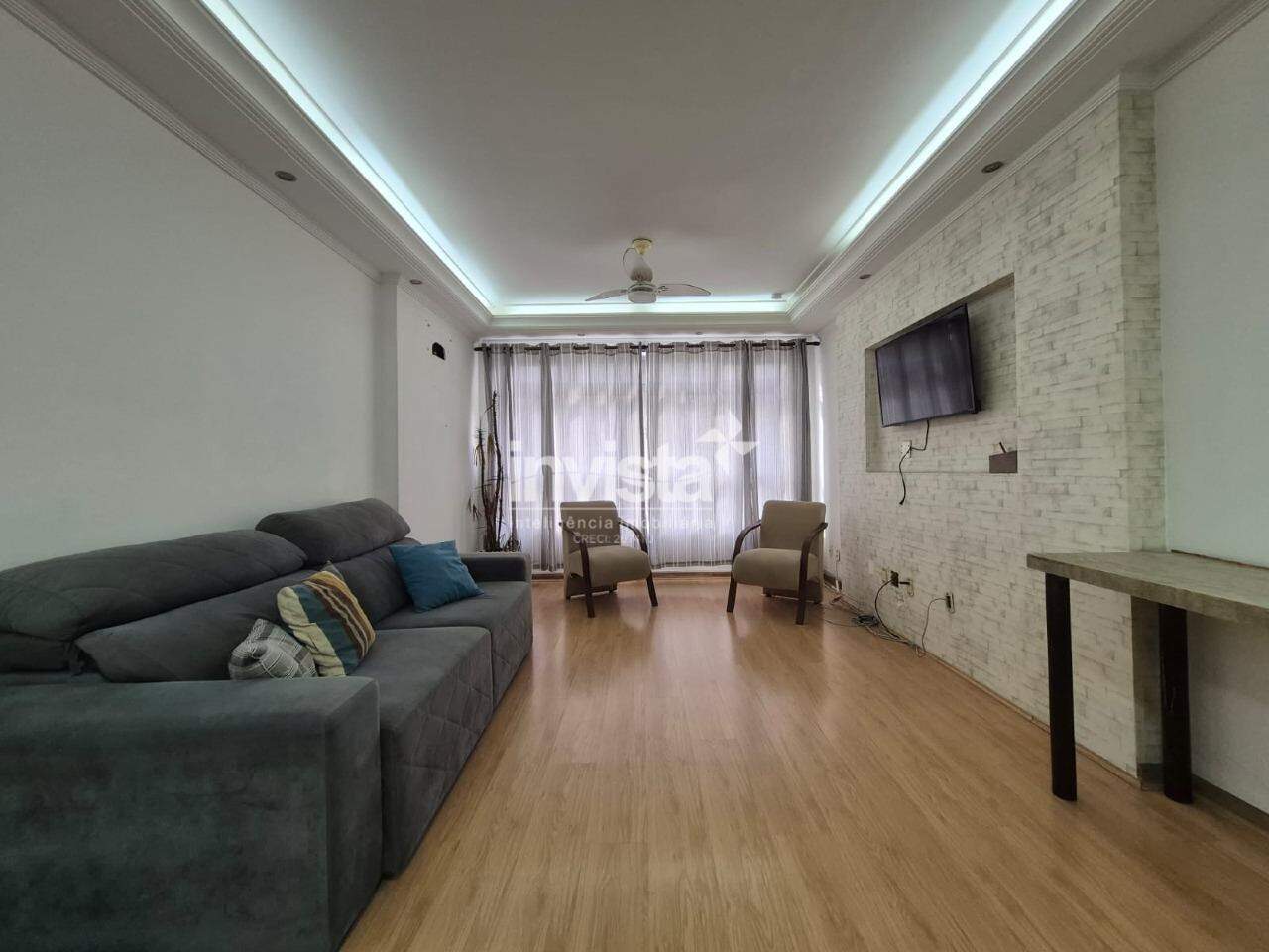 C&oacute;digo: 38362 R$ 3.450,00 Apartamento para alugar em Santos-SP no bairro Marap&eacute;, com 2 dormit&oacute;rios e 119m&sup2; 119 m&sup2; 2 quartos 0 vagas - Santos
