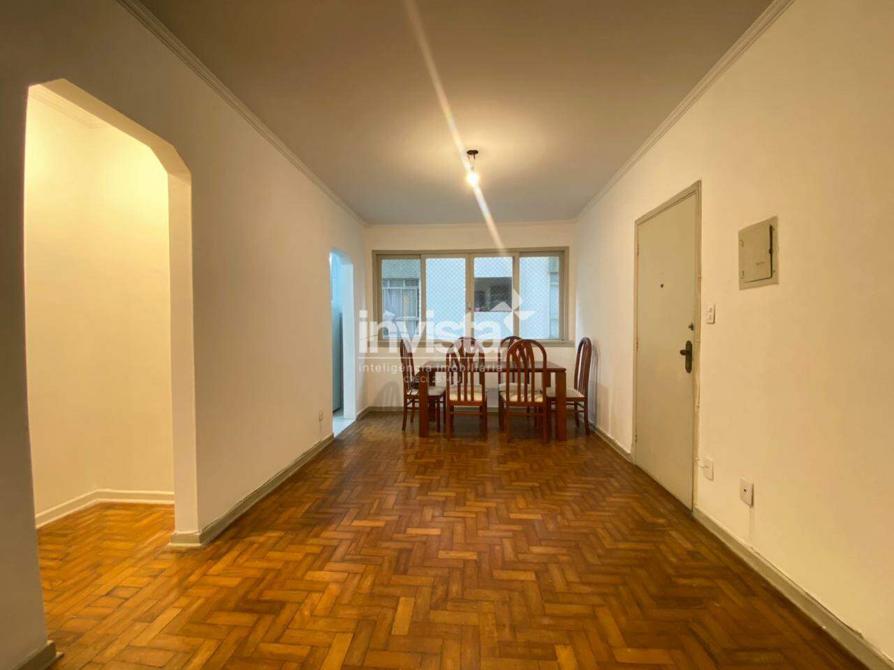 Apartamento 1 Dormitório no Embaré, Santos – Prédio de Frente a praia.