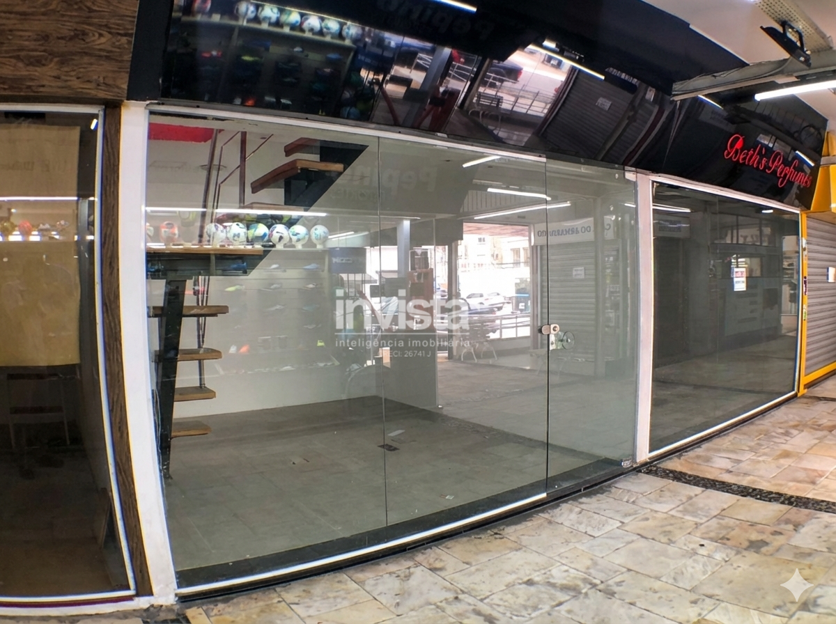 Loja Comercial para Alugar no Boqueirão, Santos – 42,97m² com 2 Salas