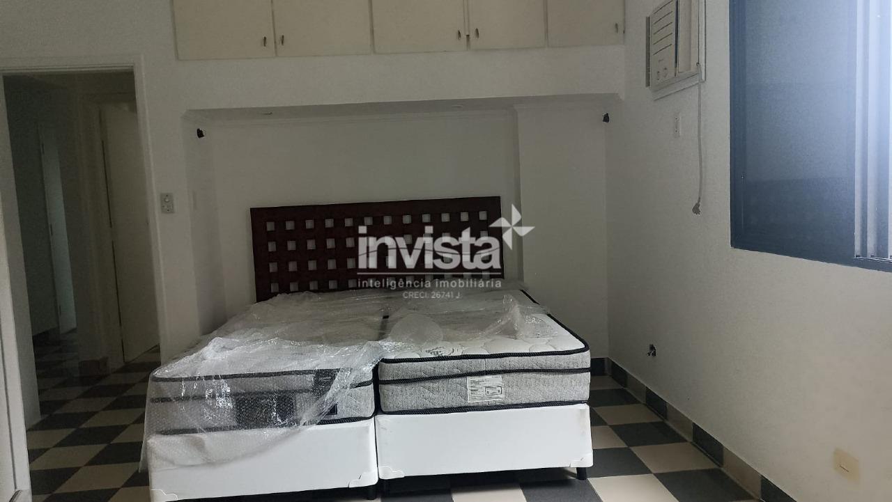 Frente praia | 2 su&iacute;tes | 120 m2 - Santos