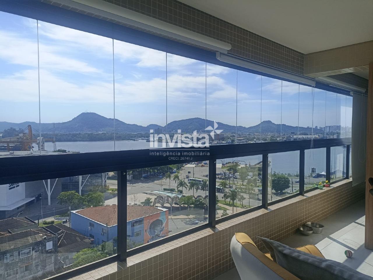 Apartamento com vista livre para a Baía de Santos – Ponta da Praia
