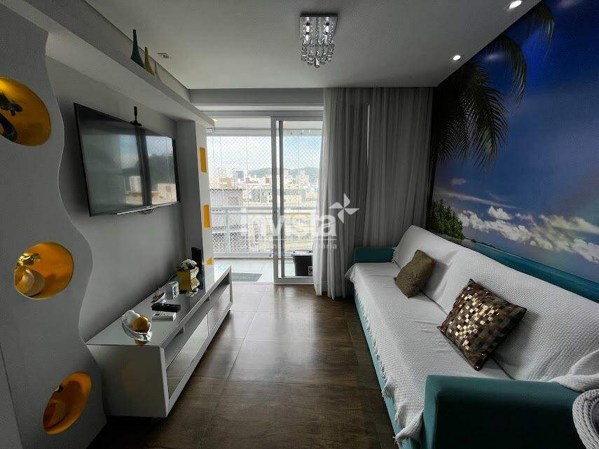 C&oacute;digo: 38628 R$ 6.000,00 Apartamento para alugar em Santos-SP no bairro Pomp&eacute;ia, com 1 dormit&oacute;rio e 45m&sup2; 45 m&sup2; 1 quarto 1 vaga - Santos