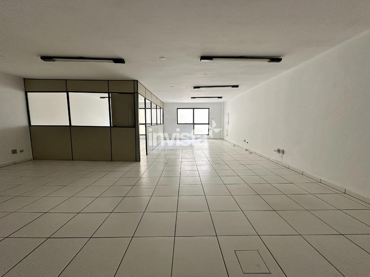 Sala comercial no Centro de Santos