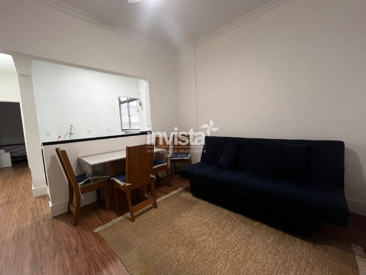 Apartamento Mobiliado para Locação – Boqueirão, Santos