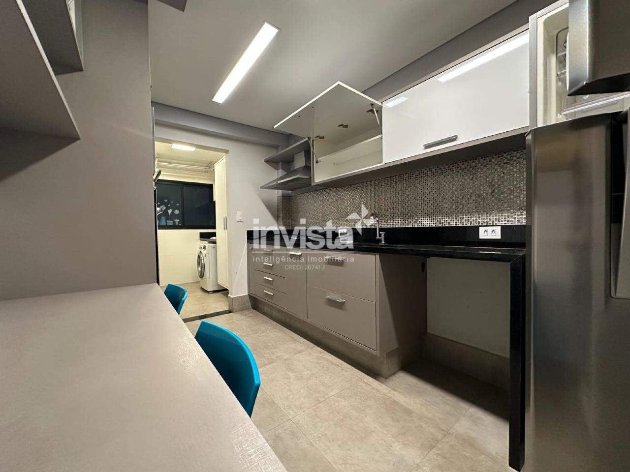 Apartamento Duplex todo mobiliado no Boqueir&atilde;o em Santos! - Santos