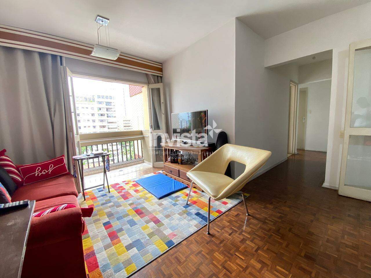 C&oacute;digo: 38730 R$ 905.000,00 Apartamento &agrave; venda no bairro Gonzaga 99 m&sup2; 2 quartos 1 vaga - Santos