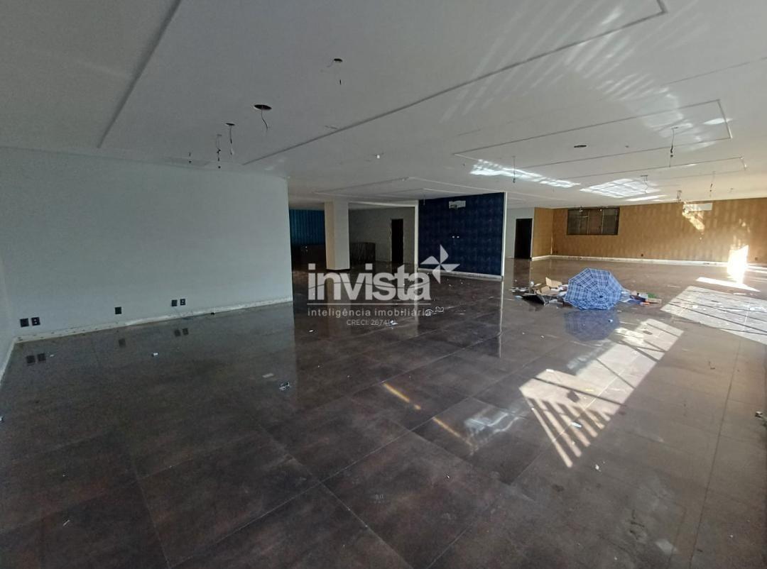 Ponto Comercial para Aluguel em Gonzaga, Santos – 869,10 m² Interna + 748,27 m² de Terreno