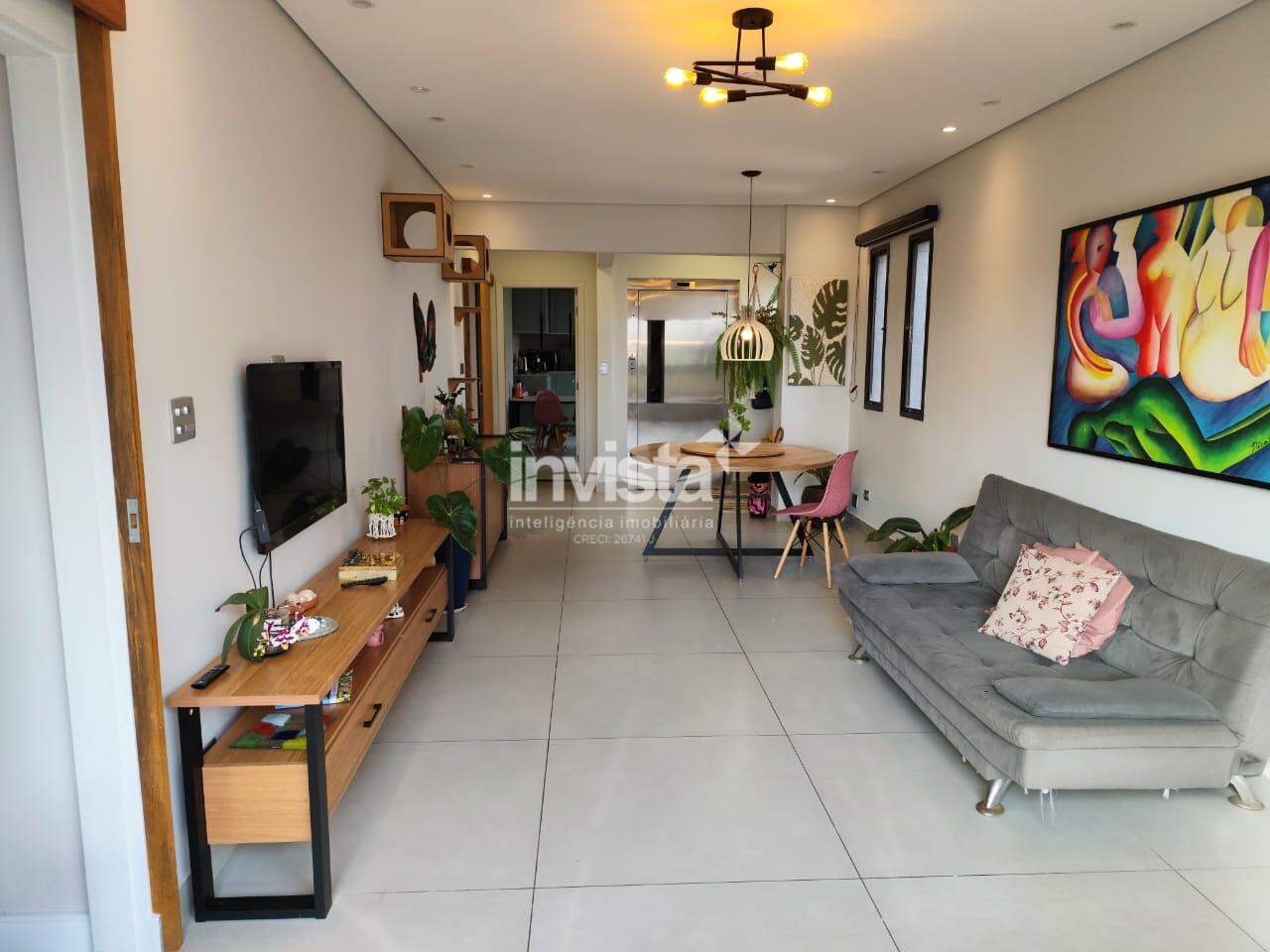 C&oacute;digo: 38792 R$ 1.200.000,00 Apartamento &agrave; venda em Santos-SP no bairro Boqueir&atilde;o, com 2 dormit&oacute;rios e 112m&sup2; 112 m&sup2; 2 quartos 1 vaga - Santos