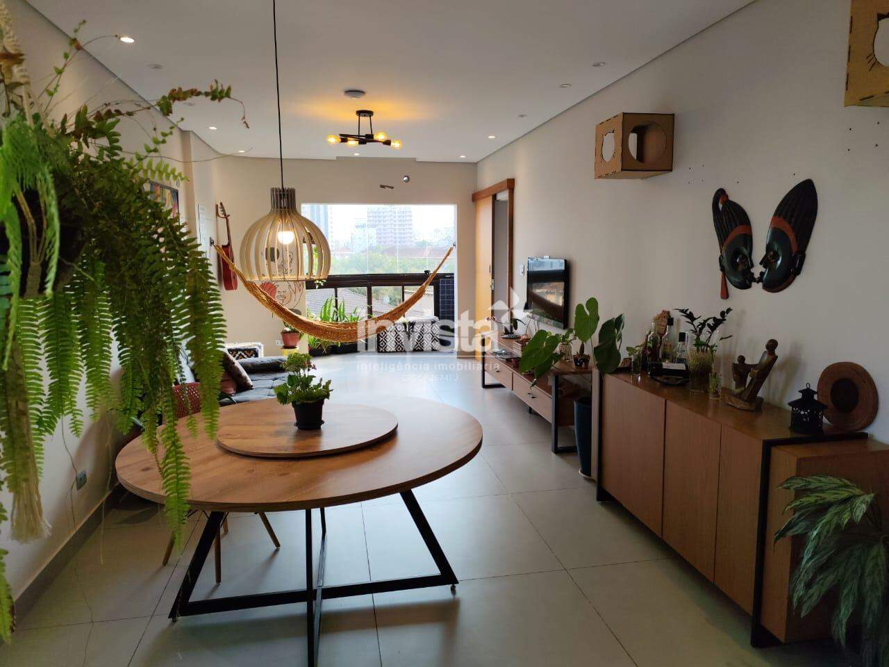 Apartamento &agrave; venda em Santos-SP no bairro Boqueir&atilde;o, com 2 dormit&oacute;rios e 112m&sup2; - Santos