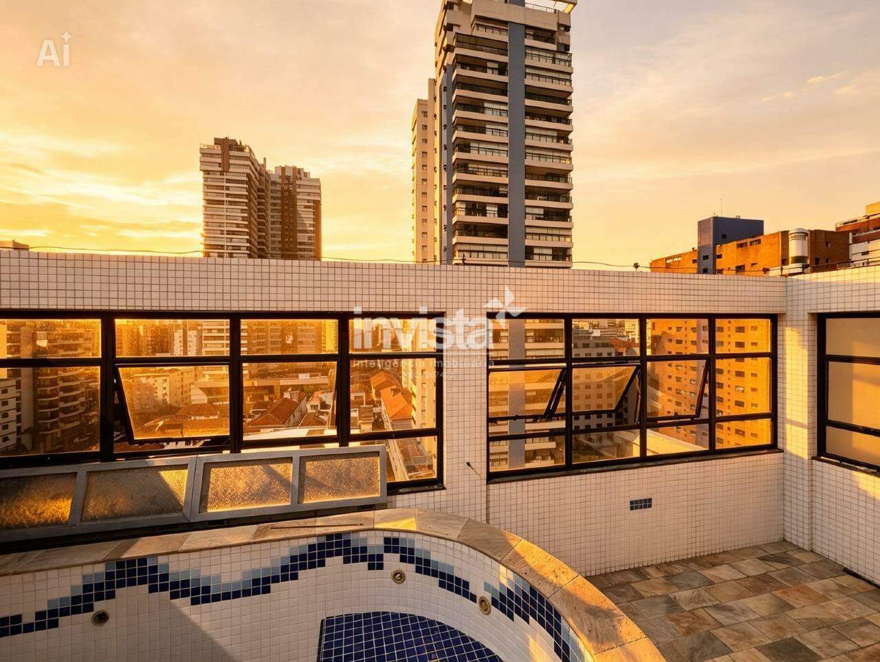 C&oacute;digo: 38865 R$ 2.500.000,00 Cobertura &agrave; venda em Santos-SP no bairro Pomp&eacute;ia, com 4 dormit&oacute;rios e 319m&sup2; 319 m&sup2; 4 quartos 3 vagas - Santos