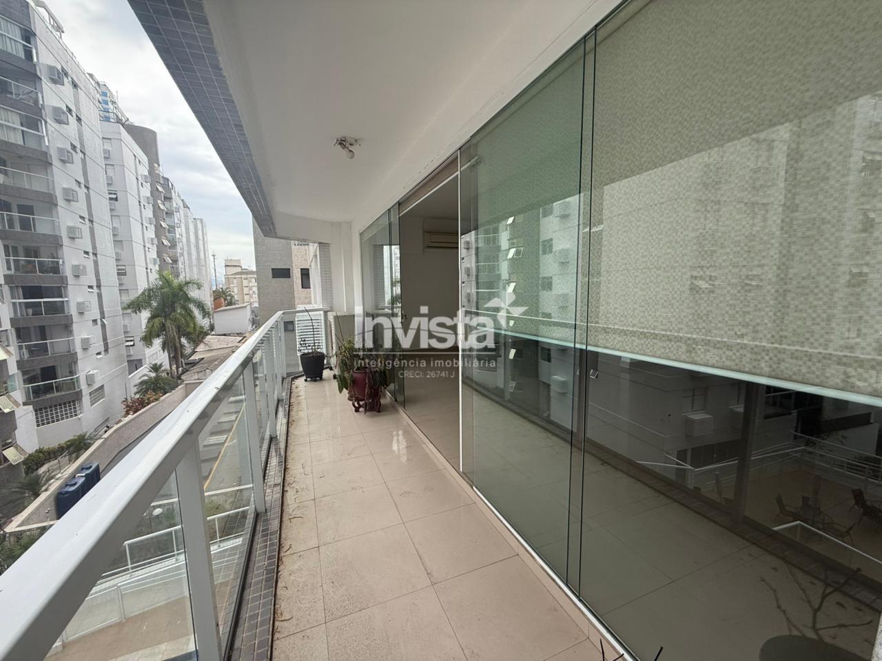 Apartamento residencial para aluguel em Santos, Aparecida – Quadra da praia