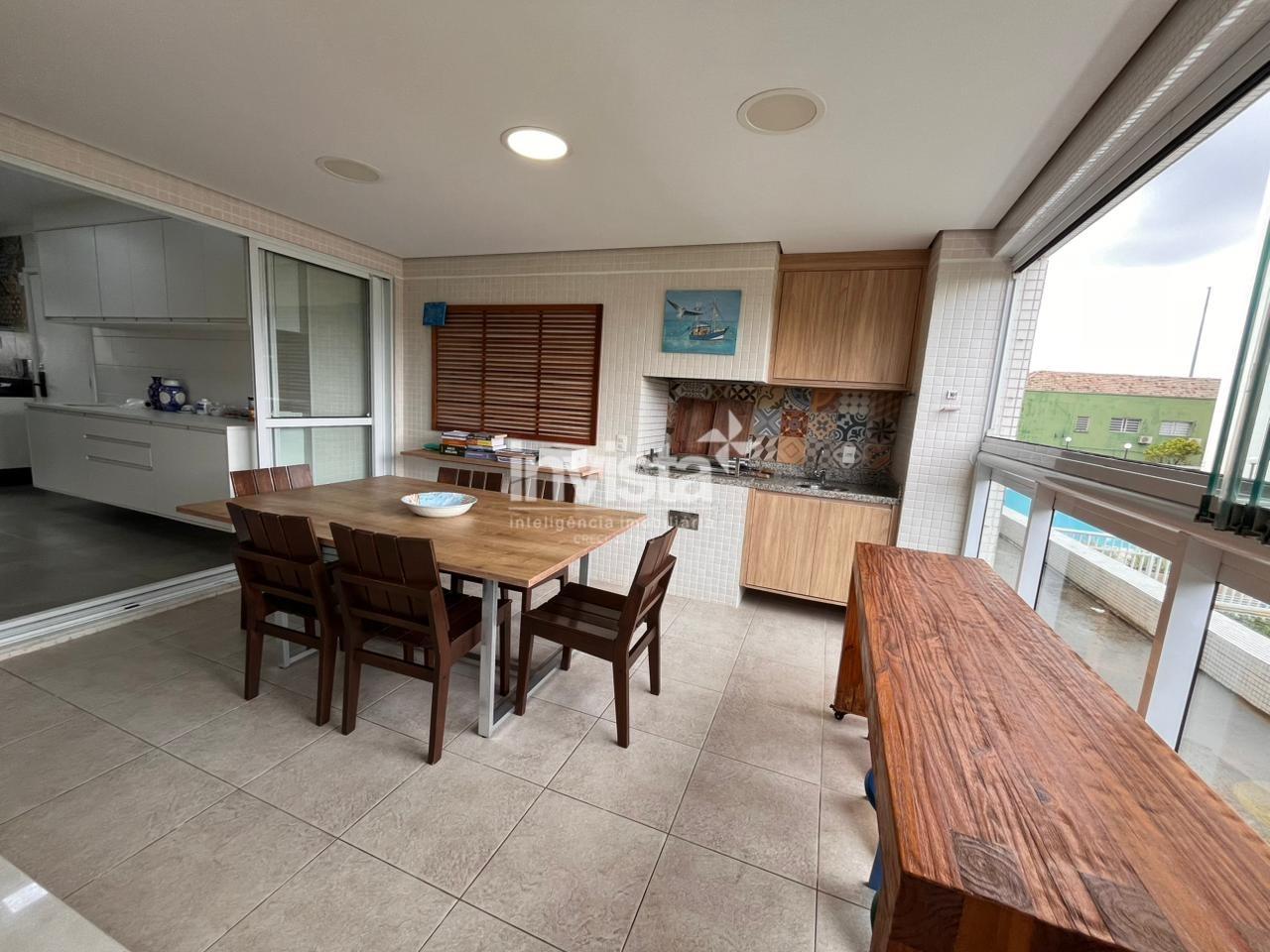 Apartamento 189 m² com 3 suítes mobiliado no Ponta da Praia | Santos – aluguel 15.000