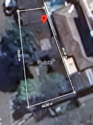 Terreno de esquina na ponta da praia