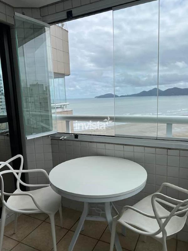 Flat exclusivo para aluguel em Boqueirão, Santos – 1 suíte, mobiliado, vista mar