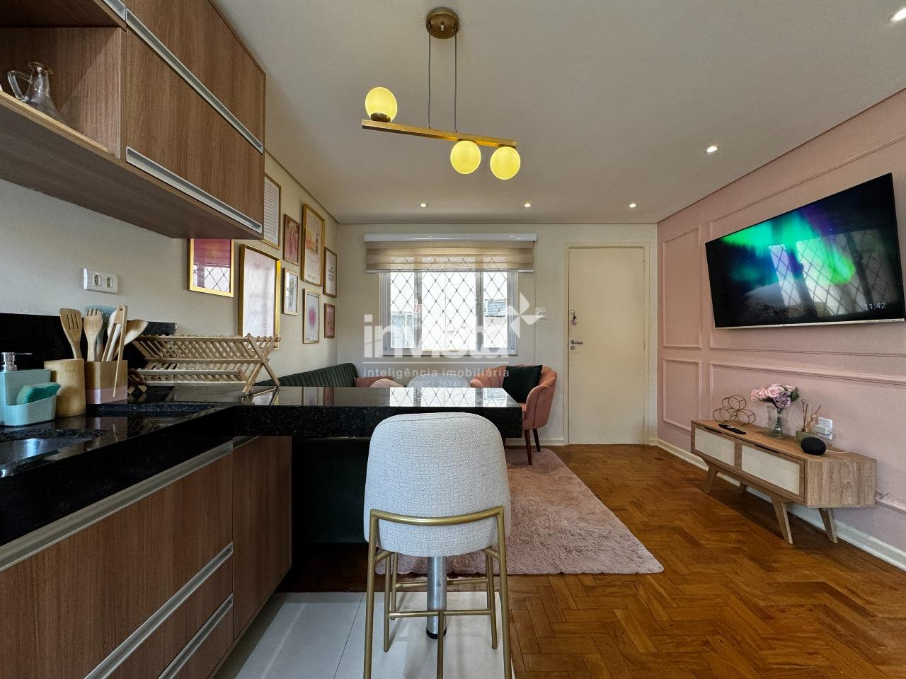 Apartamento de 1 Quarto para Aluguel em Embar&eacute;, Santos &ndash; 35,52 m&sup2; - Santos