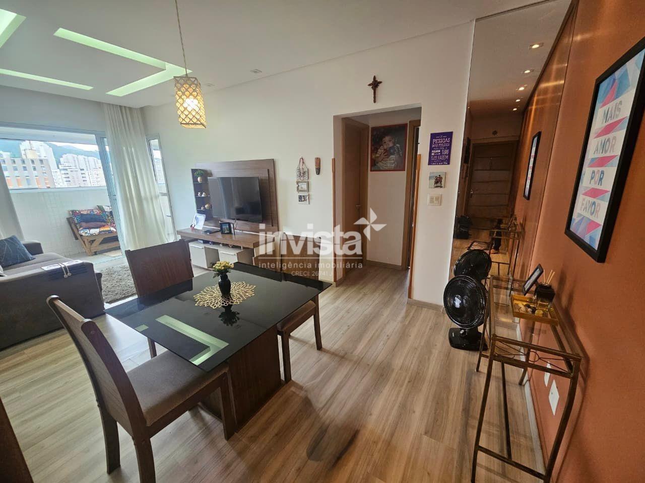C&oacute;digo: 39041 R$ 910.000,00 Apartamento &agrave; venda no bairro Campo Grande 82 m&sup2; 2 quartos 2 vagas - Santos