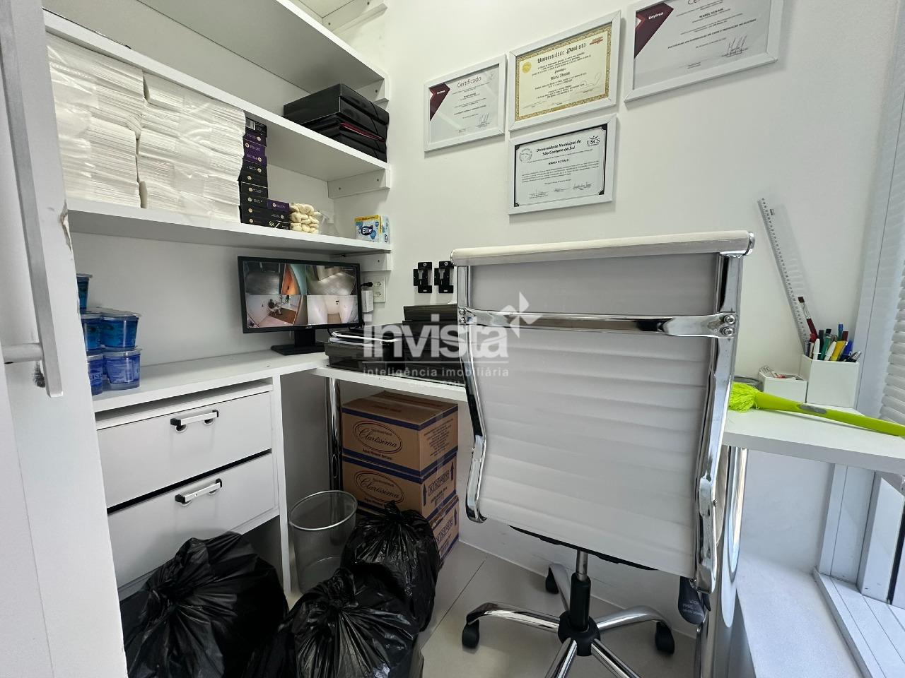 Sala comercial no bairro do Gonzaga em Santos - Santos