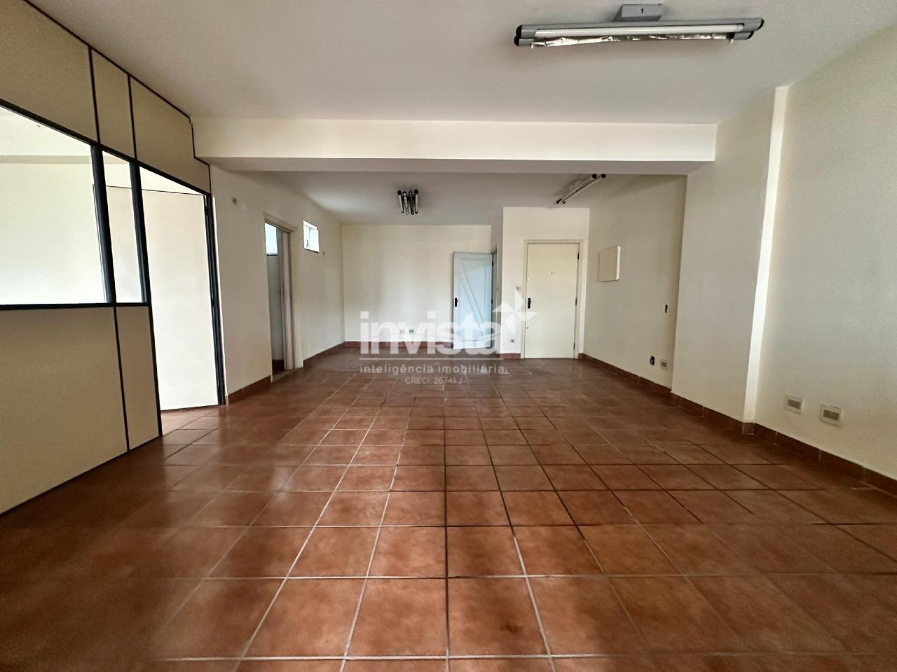 C&oacute;digo: 39049 R$ 3.500,00 Sala Comercial para alugar no bairro Vila Belmiro 85 m&sup2; 0 quartos 1 vaga - Santos