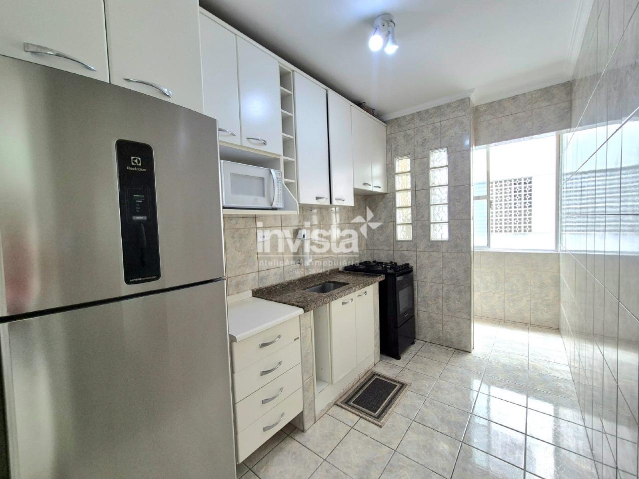 APARTAMENTO DE 1 DORMIT&Oacute;RIO QUADRA MAR NO BAIRRO DA APARECIDA EM SANTOS - Santos