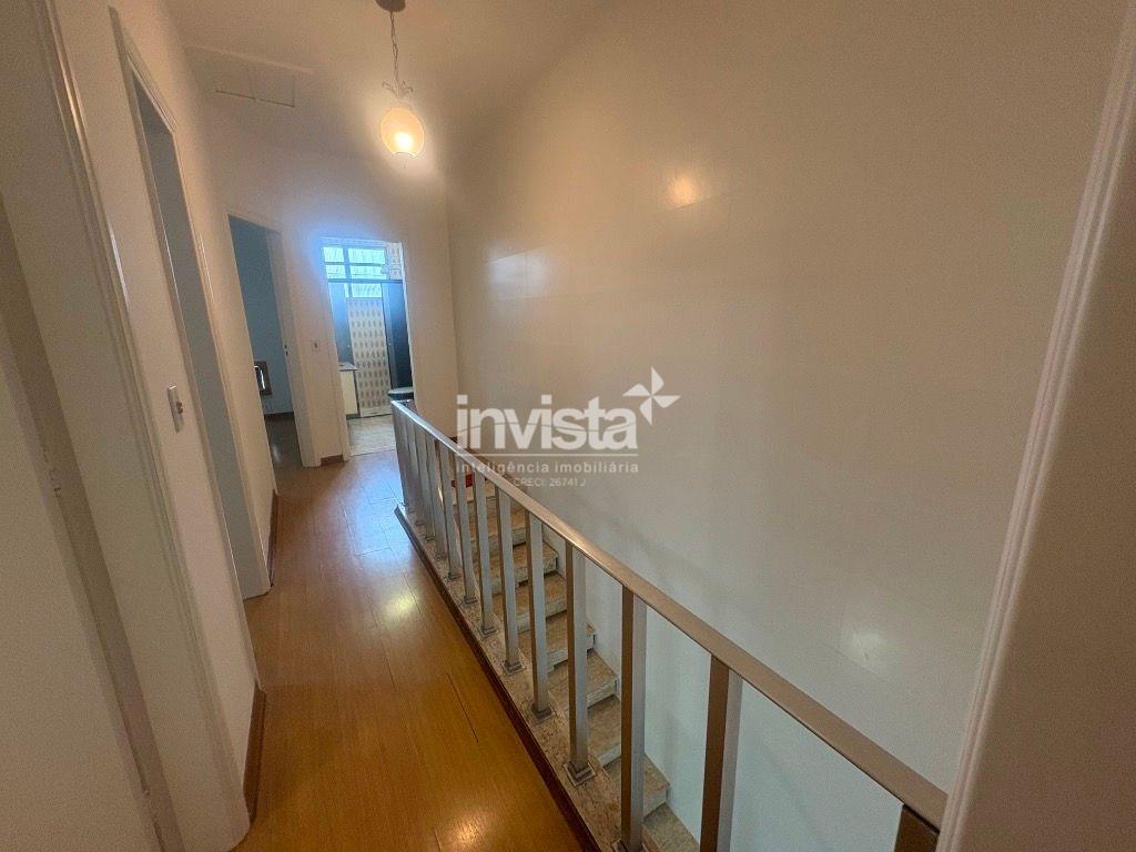 Sobrado para aluguel no bairro Embar&eacute; - Santos