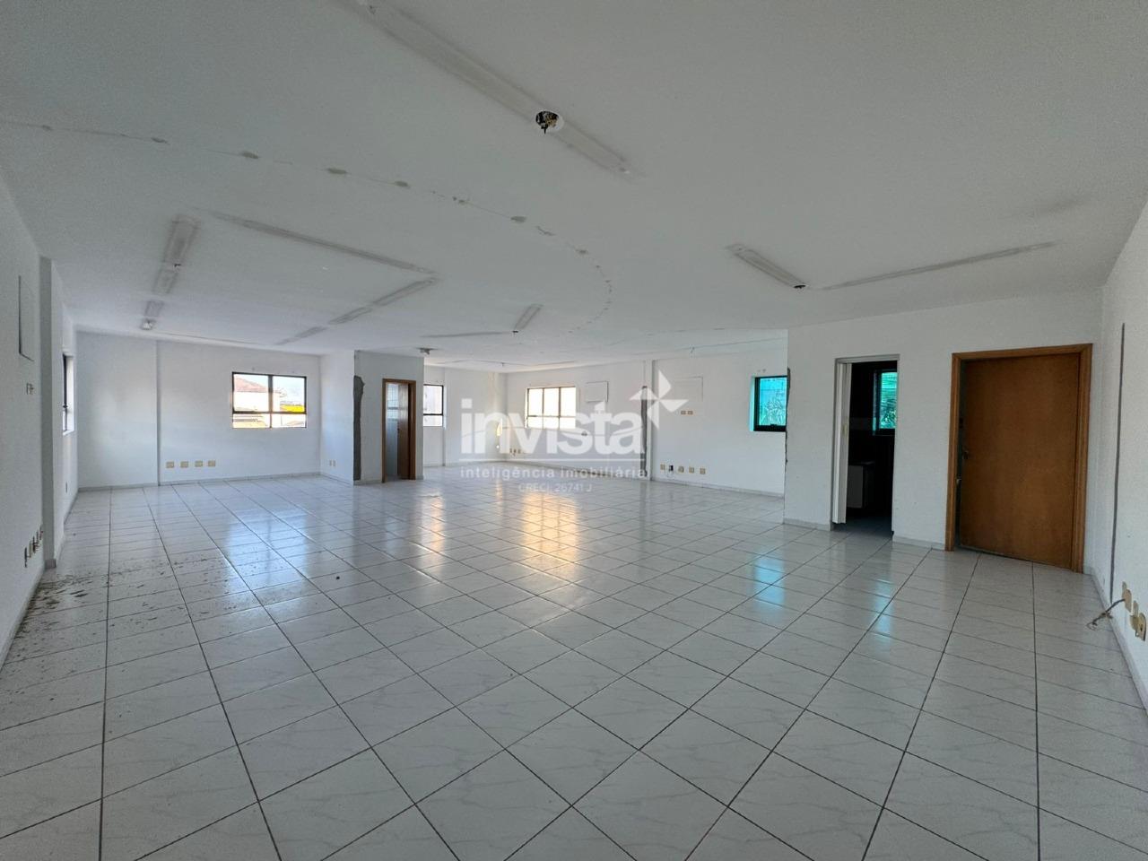 C&oacute;digo: 39075 R$ 4.500,00 Sala Comercial para alugar no bairro Gonzaga 127 m&sup2; 1 quarto 1 vaga - Santos