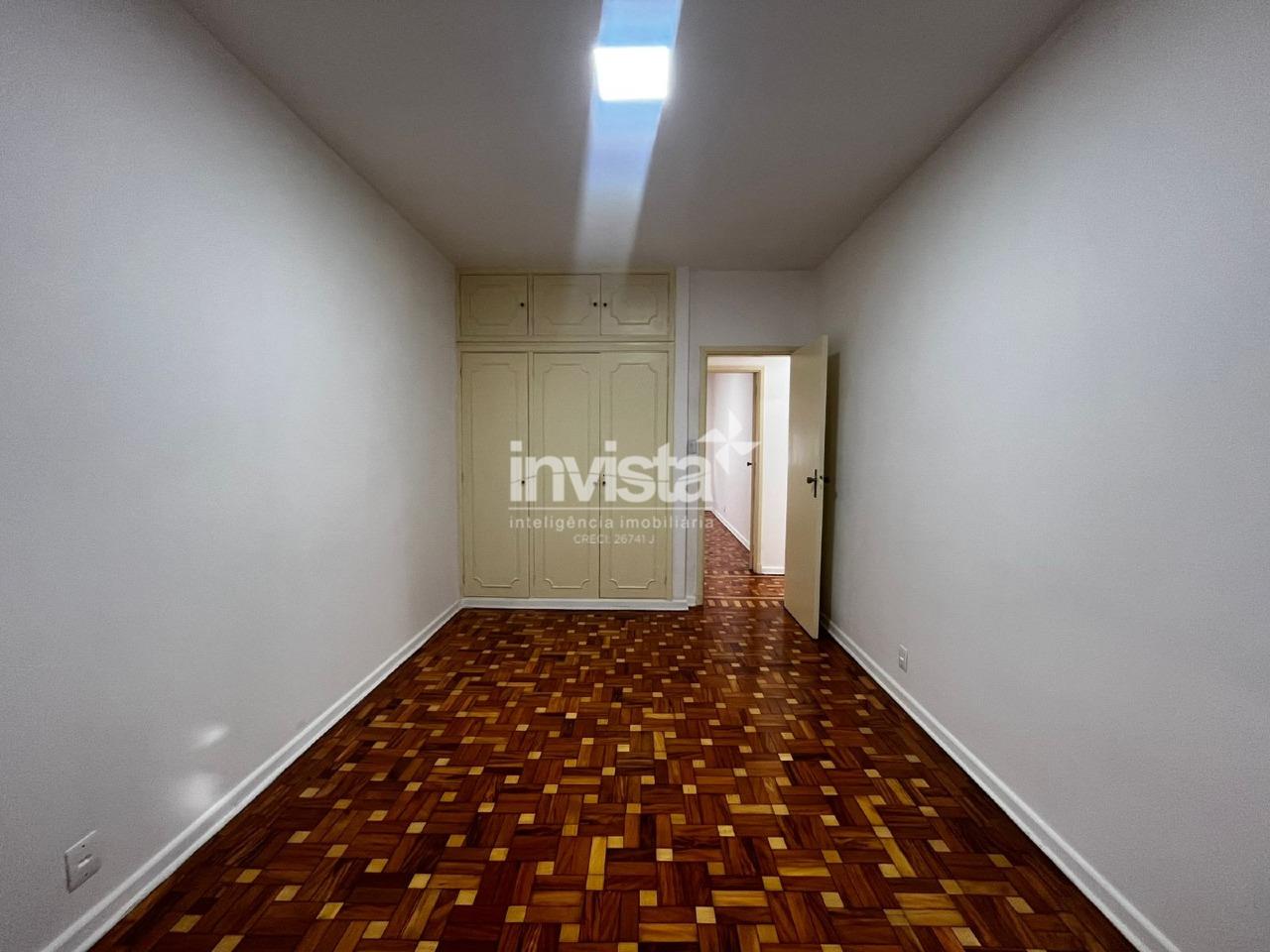 Apartamento de 02 dormit&oacute;rios para loca&ccedil;&atilde;o na quadra da praia &ndash; Aparecida PREDIO SEM ELEVADOR - Santos