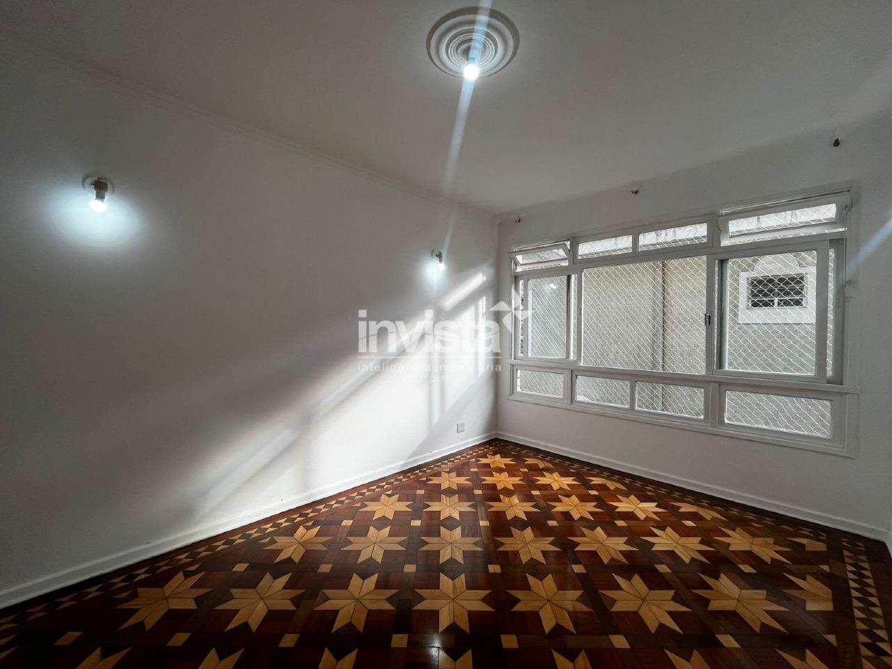 C&oacute;digo: 39089 R$ 3.300,00 Apartamento para alugar no bairro Aparecida 82 m&sup2; 2 quartos 1 vaga - Santos