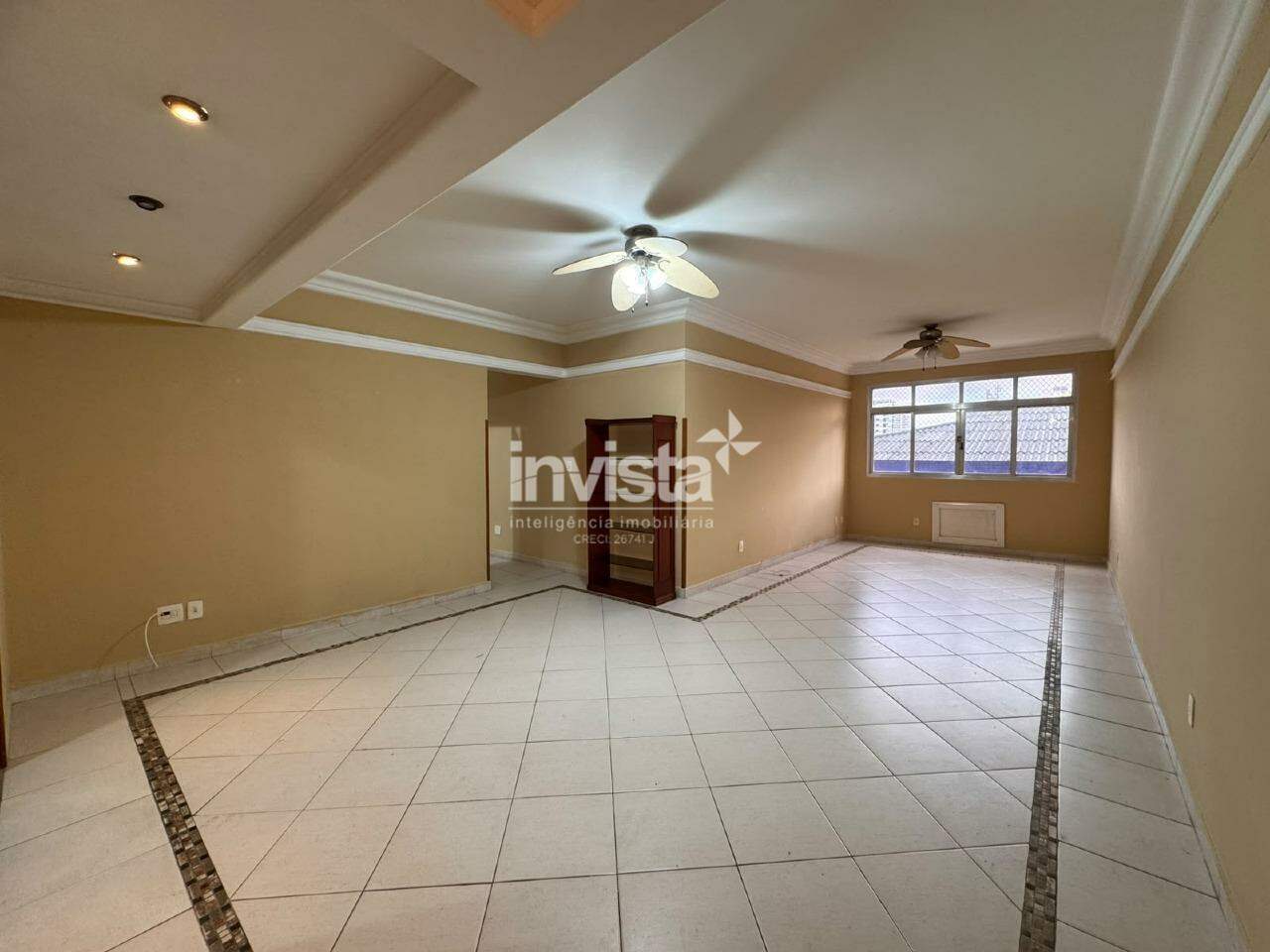 C&oacute;digo: 39091 R$ 6.200,00 Apartamento para alugar em Santos-SP no bairro Boqueir&atilde;o, com 3 dormit&oacute;rios e 136m&sup2; 136 m&sup2; 3 quartos 1 vaga - Santos
