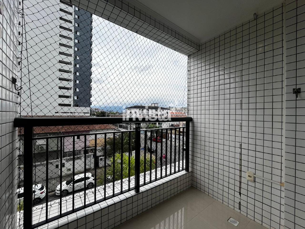C&oacute;digo: 39102 R$ 4.300,00 Apartamento para alugar no bairro Macuco 88 m&sup2; 2 quartos 1 vaga - Santos