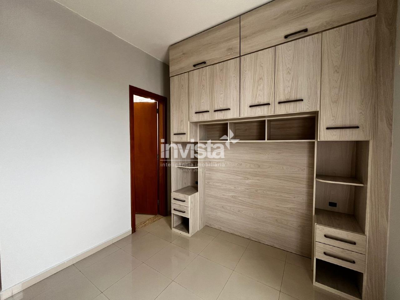 Apartamento de 02 dormit&oacute;rios para loca&ccedil;&atilde;o no Macuco &ndash; Pr&eacute;dio com portaria 24h e elevador - Santos