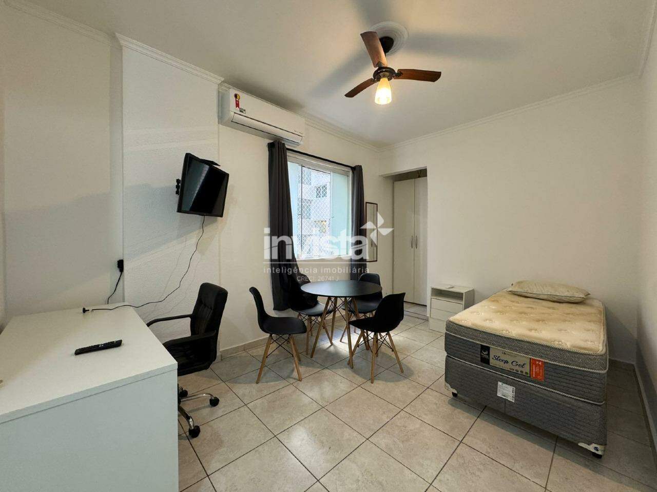 C&oacute;digo: 39109 R$ 2.500,00 Kitnet para alugar em Santos-SP no bairro Embar&eacute;, com 1 dormit&oacute;rio e 30m&sup2; 30 m&sup2; 1 quarto 1 vaga - Santos