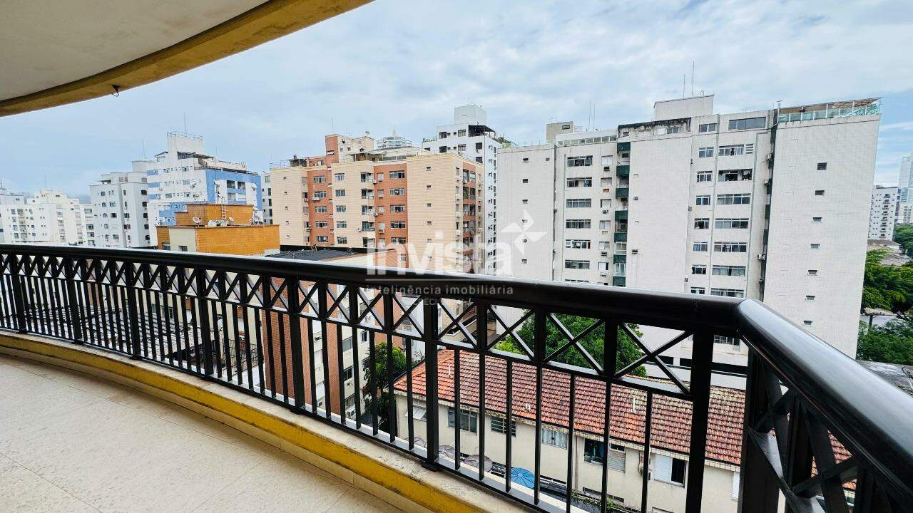 C&oacute;digo: 39113 R$ 6.500,00 Apartamento para alugar no bairro Ponta da Praia 106 m&sup2; 2 quartos 1 vaga - Santos