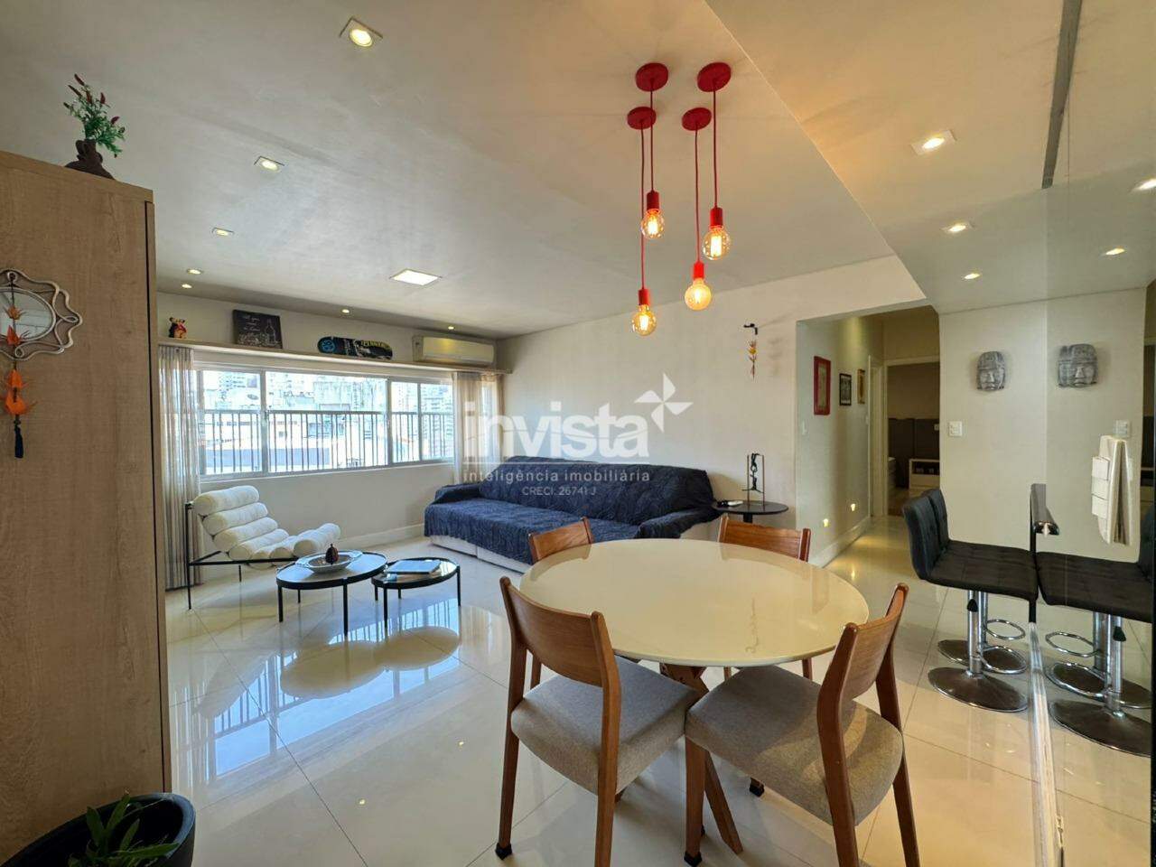 C&oacute;digo: 39119 R$ 1.250.000,00 Apartamento &agrave; venda no bairro Gonzaga 110 m&sup2; 2 quartos 2 vagas - Santos